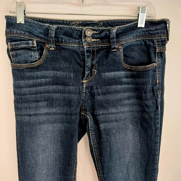 Delia's Jayden Juniors skinny blue jeans Size 7/8R - Picture 2 of 15